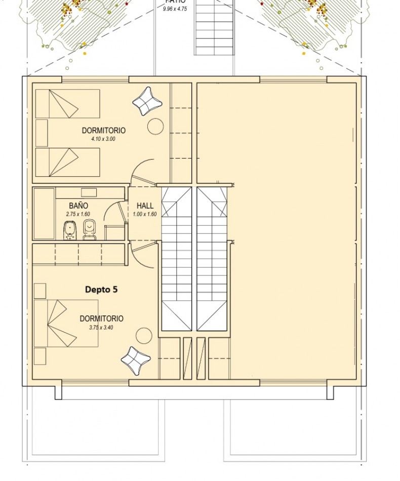 DEPARTAMENTO DE 3 AMBIENTES EN DUPLEX CON AMPLIA TERRAZA Y PARRILLA. SAN JOSE. A ESTRENAR.