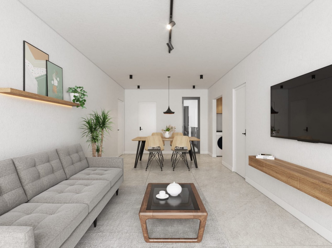 DEPARTAMENTO DE 3 AMBIENTES AL FRENTE EN POZO. A METROS DEL MAR. OPCIONAL COCHERA. ENTREGA MEDIADOS 2026