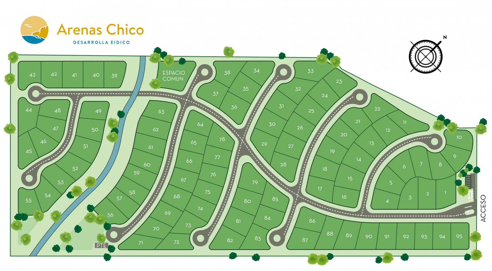 IMPERDIBLE. LOTE EN BARRIO ARENAS CHICO. 700 METROS CUADRADOS