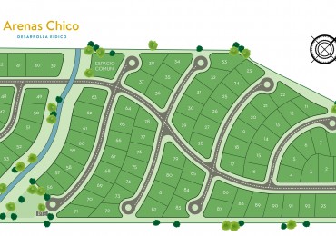 IMPERDIBLE. LOTE EN BARRIO ARENAS CHICO. 700 METROS CUADRADOS